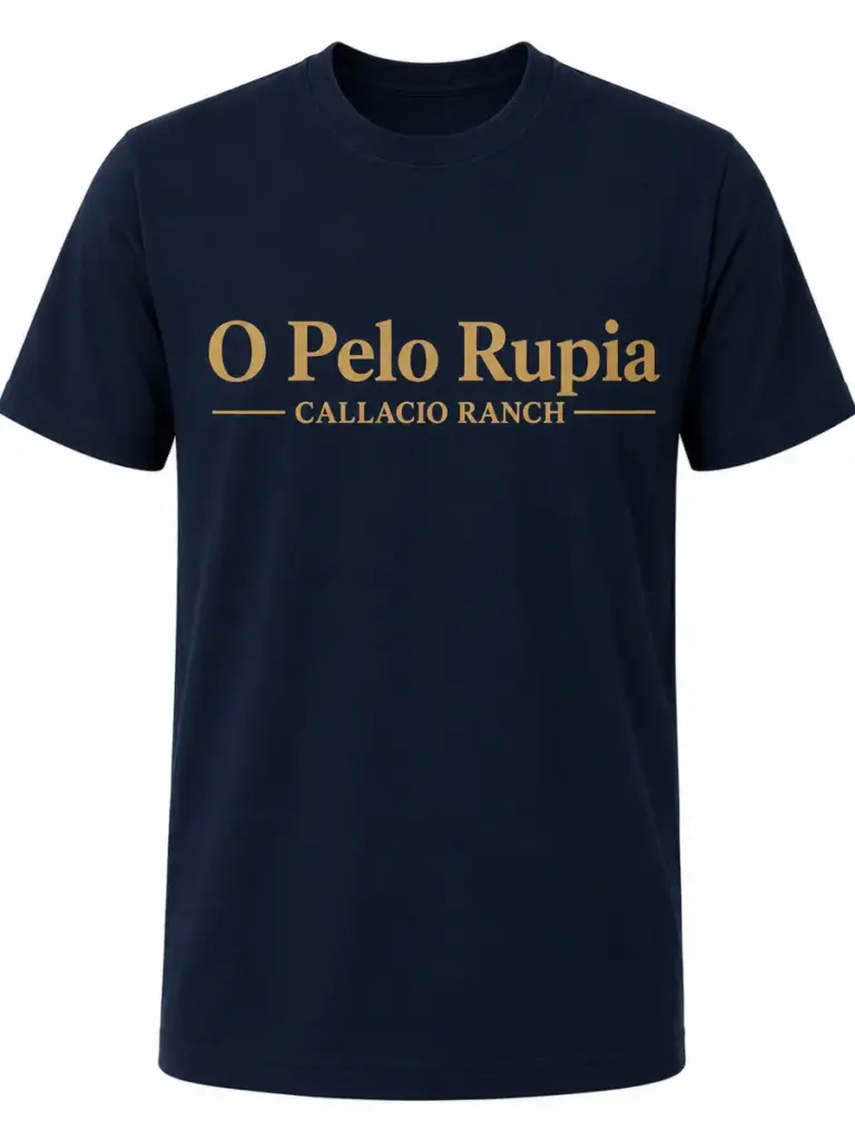 Camiseta O Pelo Rupia - Azul Marinho
