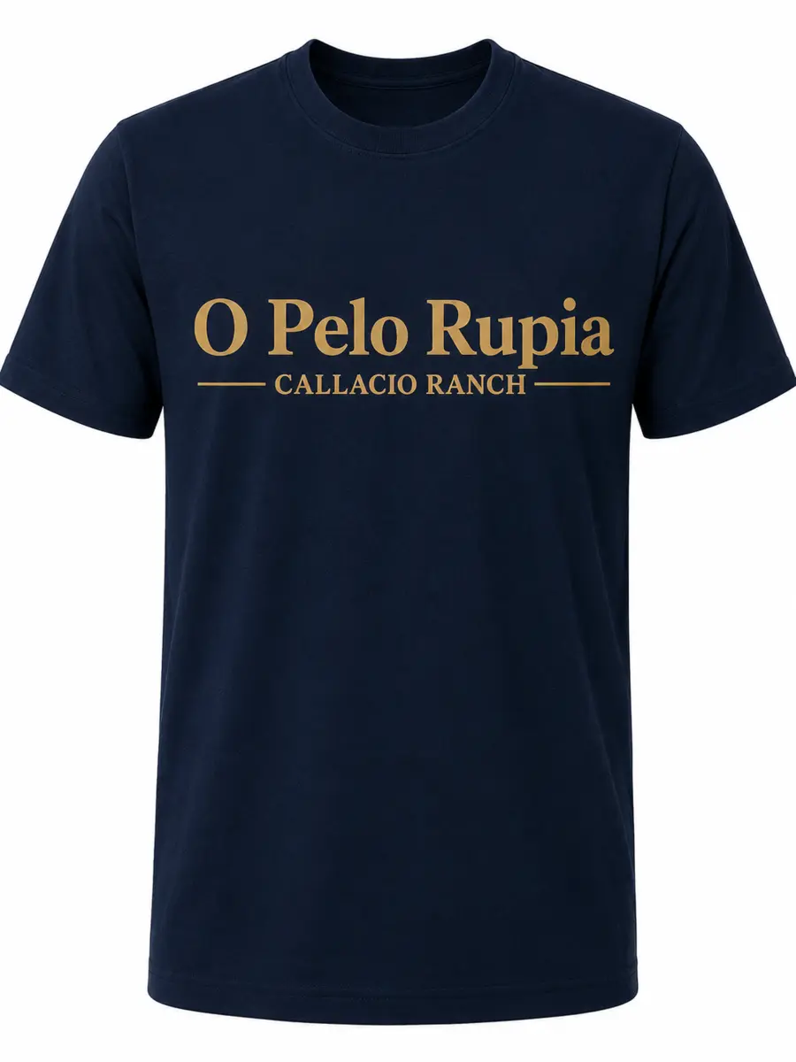 Camiseta O Pelo Rupia - Azul Marinho